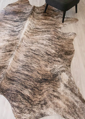 Light Brindle Cowhide Rug (Size: 270 X 220 CM) CHR2071