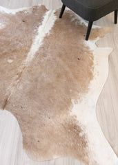 (Rare) Palomino Cowhide Rug (Size: 190 X 180 CM) CHR2121