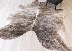 (Rare) Grey Brindle Cowhide Rug (Size: 270 X 230 CM) CHR2073