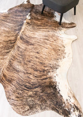 Light Brindle Cowhide Rug (Size: 250 X 220 CM) CHR2084