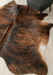 Dark Brindle Cowhide Rug (Size: 230 X 200 CM) CHR2518