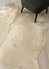 (Rare) Off White Cowhide Rug (Size: 200 X 170 CM) CHR2521