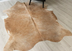 (Rare) Palomino Cowhide Rug (Size: 200 X 170 CM) CHR2524