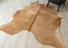 (Rare) Palomino Cowhide Rug (Size: 220 X 200 CM) CHR2525
