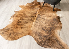 Medium Brindle Cowhide Rug (Size: 240 X 200 CM) CHR2488