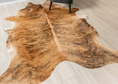 Medium Brindle Cowhide Rug (Size: 240 X 200 CM) CHR2488