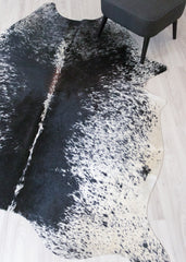 Salt Pepper Black & White Cowhide Rug (Size: 230 X 170 CM) CHR2241