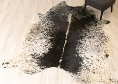 Salt Pepper Black & White Cowhide Rug (Size: 230 X 170 CM) CHR2241