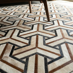 Crossway Cowhide Patchwork Rug