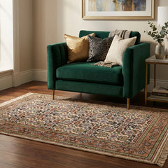 Oriental Agra Hand-Knotted Wool Small Hallway Indian Runner Rug