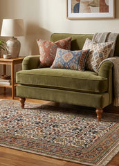 Oriental Agra Hand-Knotted Wool Small Hallway Indian Runner Rug