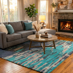 Fusion Series 4 Modern Wool Rug