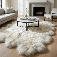 Grey Mist Sheepskin Rug - New Zealand Lambskin