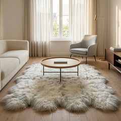 Grey Mist Sheepskin Rug - New Zealand Lambskin