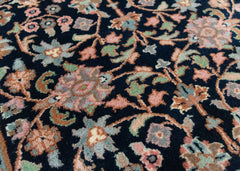 Oriental Agra Hand-Knotted Wool Hallway Runner Rug – 87 x 240 cm