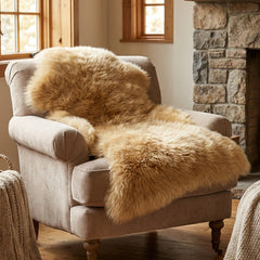 Single New Zealand Sheepskin Rug – Super Soft Long Wool