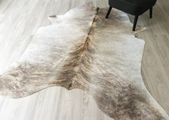 Light Brindle Cowhide Rug (Size: 230 X 190 CM) CHR2329
