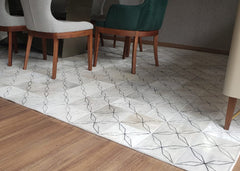 Cowhide Patchwork Rug