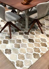 Cowhide Patchwork Rug
