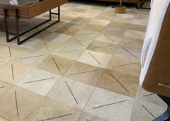 Cowhide Patchwork Rug