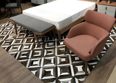 Cowhide Patchwork Rug