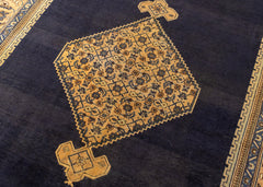 Vintage Moud Hand-Knotted Wool Persian Rug (Size: 195 X 320 CM)