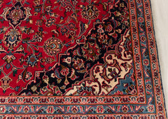Vintage Kashan Hand-Knotted Wool Persian Rug (Size: 180 X 275 CM)