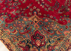 Vintage Khorasan Hand-Knotted Wool Persian Rug (Size: 185 X 275 CM)