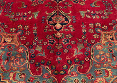 Vintage Khorasan Hand-Knotted Wool Persian Rug (Size: 185 X 275 CM)