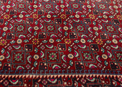 Vintage Tabriz Hand-Knotted Wool Persian Rug (Size: 180 X 290 CM)