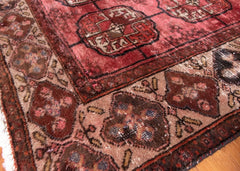 Vintage Baluch Torkman Hand-Knotted Wool Persian Rug