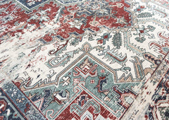 Distressed Vintage Area Rug