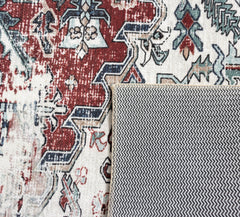 Distressed Vintage Area Rug