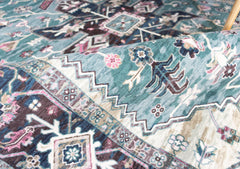 Multi-Colour Vintage Area Rug