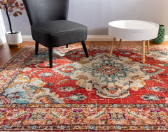 Multi-Colour Vintage Area Rug