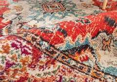 Multi-Colour Vintage Area Rug