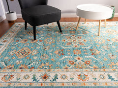 Multi-Colour Vintage Area Rug