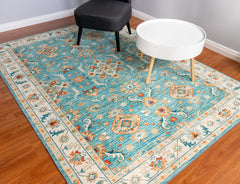 Multi-Colour Vintage Area Rug