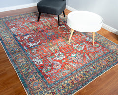 Multi-Colour Vintage Area Rug