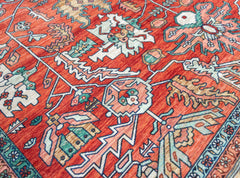 Multi-Colour Vintage Area Rug