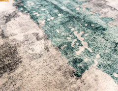 Abstract Multi-Colour Style Area Rug