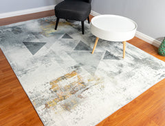 Modern Style Grey Area Rug