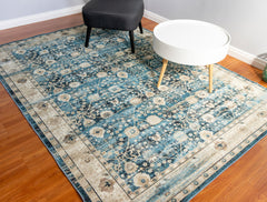 Multi-Colour Vintage Area Rug