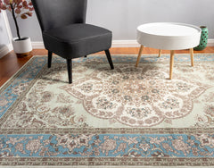 Multi-Colour Vintage Area Rug