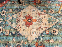 Multi-Colour Vintage Area Rug