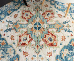 Multi-Colour Vintage Area Rug