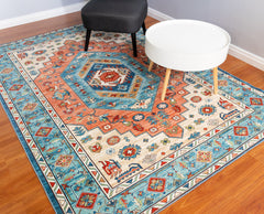 Multi-Colour Vintage Area Rug