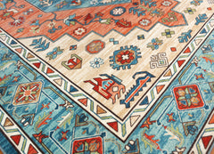 Multi-Colour Vintage Area Rug