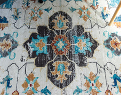 Multi-Colour Vintage Area Rug