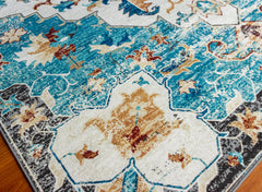 Multi-Colour Vintage Area Rug